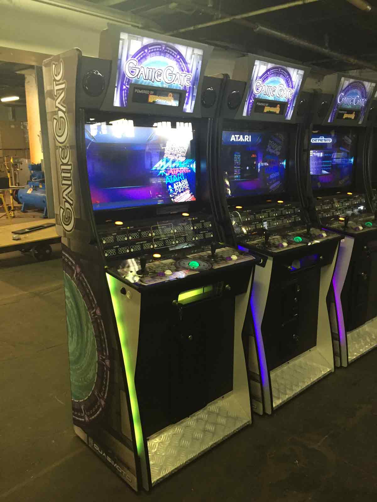Kiosk production arcade cabinet machines