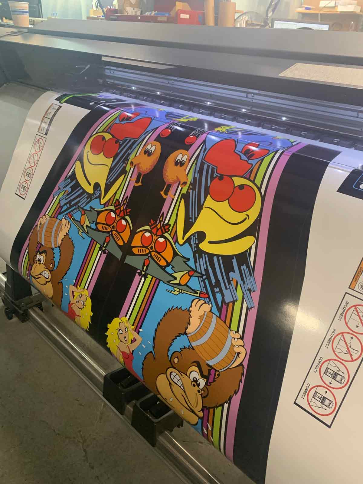 Museum-quality vinyl roll print graphic on Epson